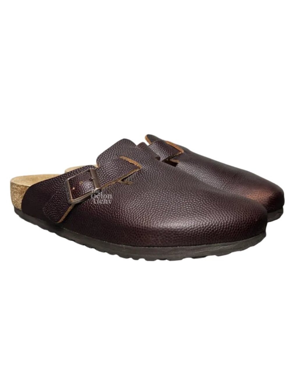 Size 42 Birkenstock Boston Super Grip Horween Leather Roast Brown 1022296 Used